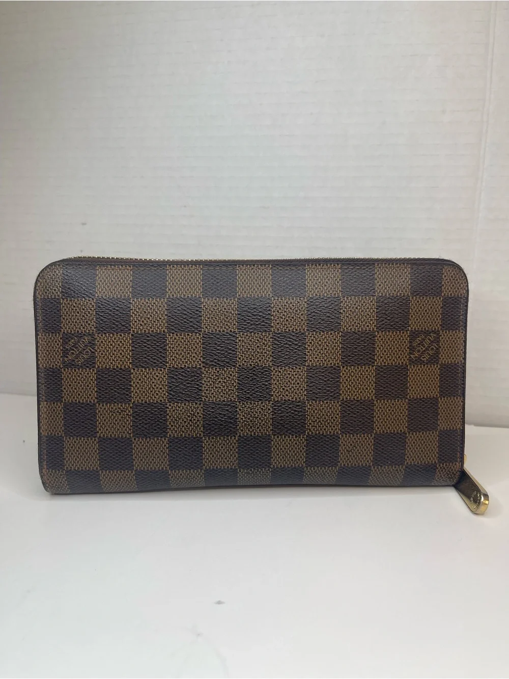 Louis Vuitton Damier Ebene Zippy Organizer Long Wallet